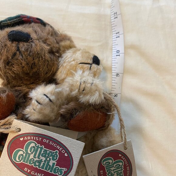 Ganz Cottage Collectibles Mohair Bear Robbie with Rover 1996 Artist MARY HOLSTAD - Picture 10 of 10